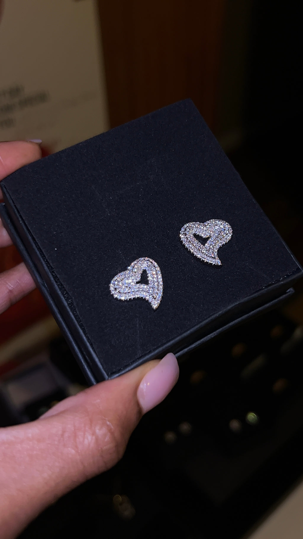 Heart Stud Earrings